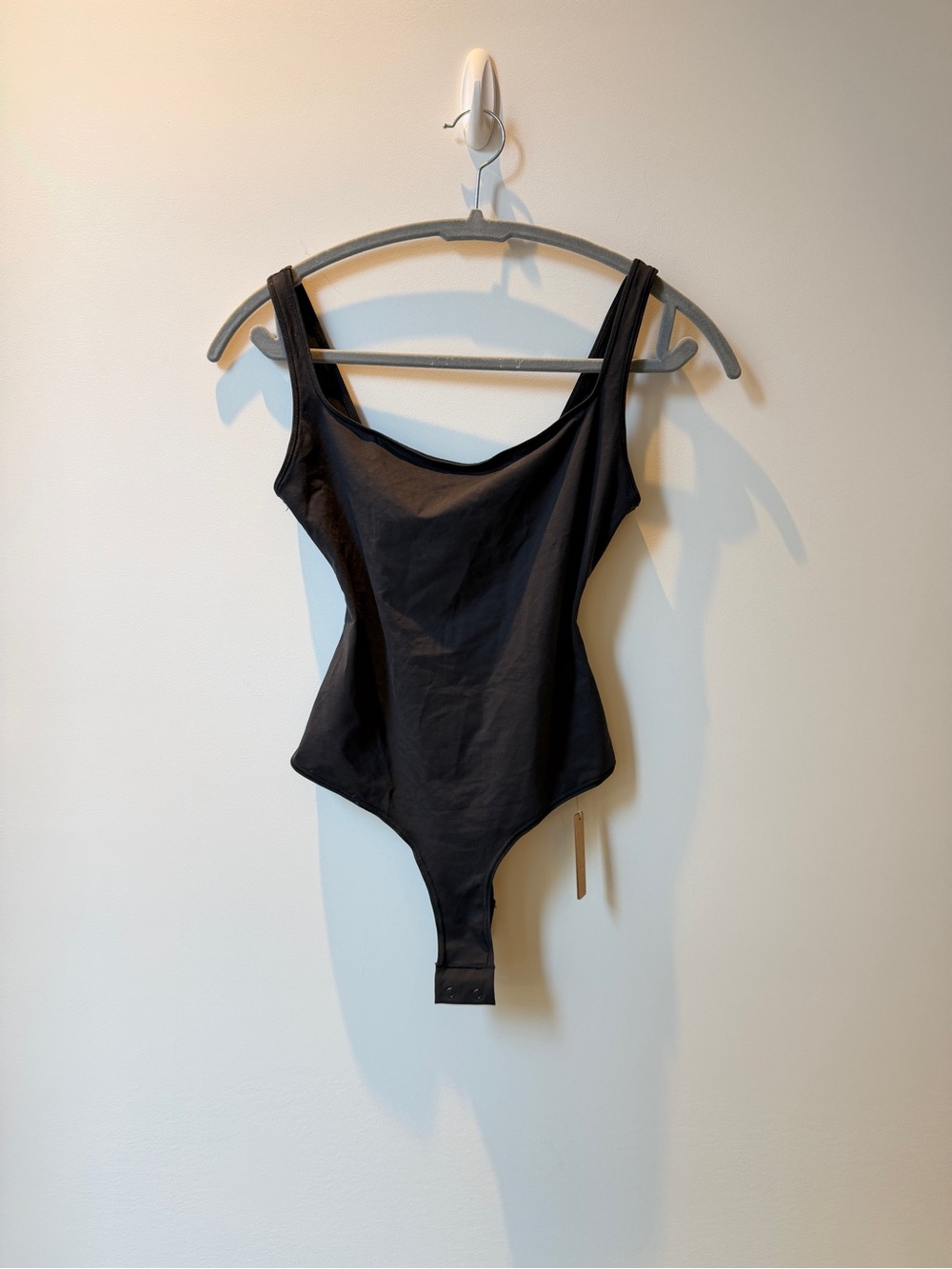 Skims Black Scoop Neck Bodysuit - Picture 1 of 3